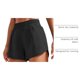 thumbnail image 4 of Shorts CRZ YOGA Dolphin 3" Cintura Alta Secado Rápido Negro XL, 4 of 8