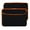 Black-Orange, variant on Soft Cushioned 15.6 inch Laptop Sleeve Bag, Handheld Pouch Cover Protective Carrying Case for MacBook Air/Pro, HP, Dell, Lenovo, Acer