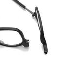 thumbnail image 5 of 2 Pairs Reading Glasses Hanging Folding Magnetic Front Click Connect Neck Readers Lightweight Eyeglasses for Men and Women 2.0,2,Black,Adult,Square,-2.0, 5 of 6