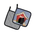 thumbnail image 2 of Carolines Treasures BB2825PTHD Dog House Collection Poodle Black Pair of Pot Holders 7.5HX7.5W multicolor, 2 of 3