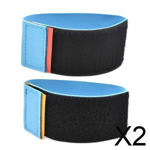 2x2Pcs Gimnasia Sticky Toes Entrenamiento De Piernas Para Porristas Deportes Gimnasio Azul