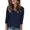 A1-Navy, variant on Womens Tunic Sweater Women's Stacking Sweater V Neck Sweaters Sweatshirt for Women Fall Sweater Long Sleeve Shirts Oversized Sweaters Winter Clothing for Women Office Sweaters Gray S
