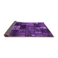 thumbnail image 2 of Ahgly Company Indoor Round Patchwork Purple Transitional Area Rugs, 8' Round, 2 of 4