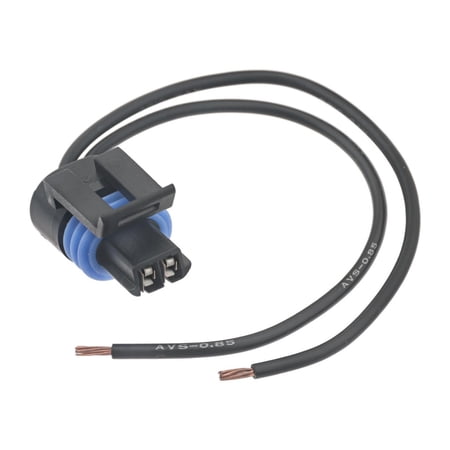 CarLights360 For Chevy Caprice/Corsica 1990 1991 1992 1993 Engine Oil Temperature Sensor Connector | Plastic | Metal Contact Terminal | Blade Terminal | Push On Attachment | Oval | 1 Female Connector