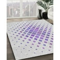 thumbnail image 2 of Ahgly Company Indoor Round Patterned Lavender Purple Novelty Area Rugs, 3' Round, 2 of 6