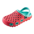 thumbnail image 2 of Toddlers Lightweight Breathable Slip-On Cute Garden Clogs Beach Sandals Water Shoes, Coral, Size: 7, S7, 2 of 2