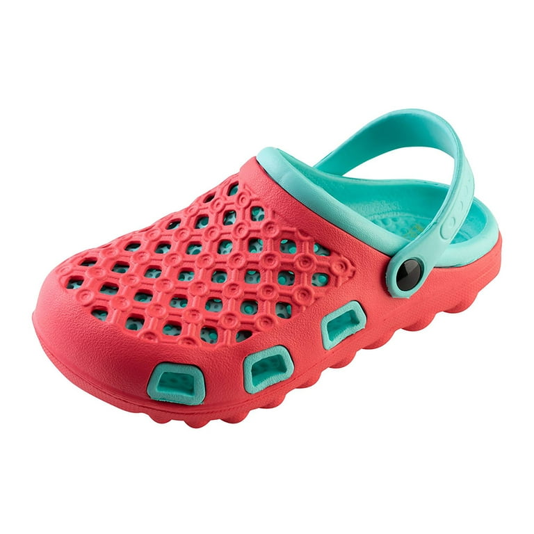 Toddlers Lightweight Breathable Slip-On Cute Garden Clogs Beach