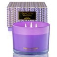thumbnail image 1 of 96NORTH Luxury Lavender Soy Candle | Large 3 Wick Jar Candle | Up to 50 Hours Burning Time | 100% Natural Soy Wax | Relaxing Aromatherapy Aesthetic Candle | Housewarming Gift for Women and Men, 1 of 4