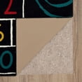 thumbnail image 2 of Mohawk Printed Hopscotch Chalk Nylon Area Rug 5x8, 2 of 9