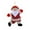 B, variant on Christmas Fabric Doll Decorations - Small Figurine Pendants of Dancing Elderly, Snowmen, Deer & Bears, Festive Xmas Hanging Ornaments for Tree, Home, Gift Bags, Holiday Party Favors, 5.51*7.48in, D
