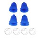 thumbnail image 2 of 4Sets Car Silicone Constant Speed Dust Cover Universal Ball Round Clamp Track Connector Kit CV Boot Replacement, 2 of 5