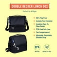 thumbnail image 3 of Wildkin Kids Soft Sided Cooler Lunch Bag (Rip-Stop Black), 3 of 7