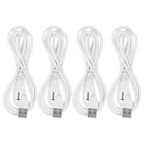 Charging Cable 4 Pcs Dc Chargers Universal Cord Table Lamp Tablet Rubber Iron Copper White