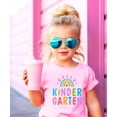 thumbnail image 2 of Hello Kindergarten Shirt for Girls Rainbow Back to School First Day Graphic Tee Kids Pink Shirt 2T, 2 of 8