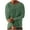 Green, variant on Mens Linen Dress Shirt Long Sleeve Lightweight Crew Neck Casual Summer Beach Pullover Solid Athletic Running Lounge Tee