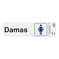 thumbnail image 1 of Letrero Para Baño Damas Hy-Ko Blanco 7.6X22.8 Cm, 1 of 3