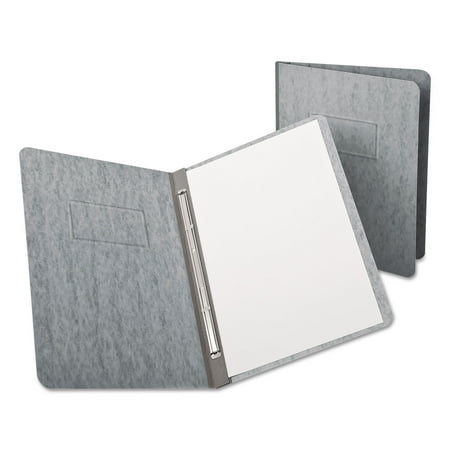 Tops Business Forms Pressguard Coated Cover, Prong Clip, Letter, 3" Capacity, Gray