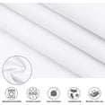 thumbnail image 4 of Cortina de ducha, 180 x 180 cm, cortina de baño textil para baño, cortina de baño de tela, impermeable, lavable, 4 of 5