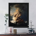 thumbnail image 6 of Storm on Sea of Galilee by Rembrandt, World Famous Wall Art Collection, Beautiful Living Room or Bedroom Decor, 11x14, 2464B, 6 of 7