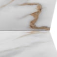 thumbnail image 5 of 43 Inch Marble Bathroom Vanity Top | Pre - Drilled Faucet Hole, Anti - Overflow for Bathroom Use | Made from Sintered Stone, Eco - Friendly | Solves Water Damage and Stain Problems, 5 of 7