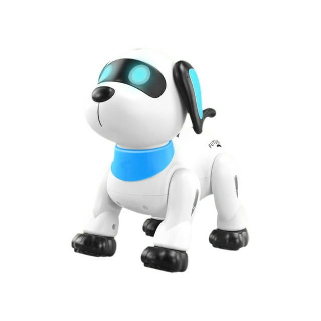XFGOU Jouets robot Programmés et Passe-Temps Chien robot Jouet Chien Télécommandé pour Enfants Chien Dansant Chantant Cascade Chien Animal de Compagnie Robotique Interactif pour Garçons Ou Filles Jouets d'Éveil