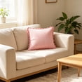 thumbnail image 4 of Throw Pillow Pink Gingham Scalloped Plaid with Removable Cover Square or Lumbar Size for Sofa Bed Couch, 4 of 6