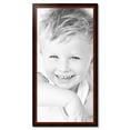 thumbnail image 2 of ArtToFrames 22" x 44" Matte mahogany Diploma Picture Frame, 22x44 inch Brown Wood Poster Frame (WOM-5108), 2 of 7