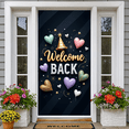 thumbnail image 5 of Golden Hearts Welcome Back Decorative Banner Party Decoration Event Banner for Celebration Return Home Gathering, 5 of 7