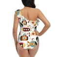 thumbnail image 5 of Honeii Submarines for women's one-piece swimsuit featuring a chic one-shoulder design experience elegance and style in the water-Small, 5 of 6