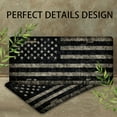thumbnail image 4 of Monochrome American Flag Front License Plate, Metal License Plate, Funny Standard Plates Personalized Novelty Decorative For Men/Women/Boys/Girls Car 6×12 Inch, 4 of 7