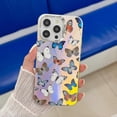 thumbnail image 1 of For iPhone 16 Pro Case Laser TPU+PC Phone Cover Electroplating Butterfly Pattern - AB6, 1 of 5