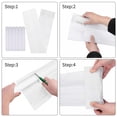 thumbnail image 5 of Large Door Draft Stopper, 28" to 32" Under Door Draft Noise Blocker, Draft Guard for Bottom of Doors， Adjustable Twin Door Sweep Draft Seal Window Sealer, White, 5 of 8