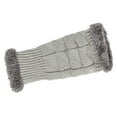thumbnail image 3 of Dyfzdhu Women Knitted Wool Fingerless Gloves Half Finger Short Warm Gloves Gray, 3 of 5