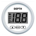thumbnail image 1 of Universal 2'' 52mm Depth Gauge Pulse Signal Digital Boat Waterproof IP67 Depth Meter For Marine Boat Yacht Red Backlight 9-32V, 1 of 6