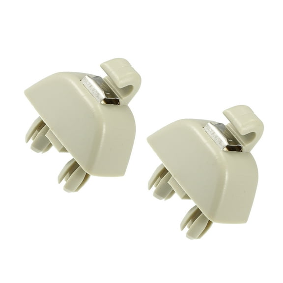 Unique Bargains 2pcs Sun Visor Support Clip Retainer 6R0857561Y20 4F0857561 for VW Passat for Audi A6 A7 A8 RS6, Beige
