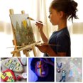 thumbnail image 4 of 18 Piece Oil Painting Brush Set - Flat Brushes With Pop Up Carry Case Spatulas And Sponges - Premium Nylon Brushes, 4 of 4