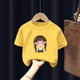 thumbnail image 4 of Blusas y camisas de manga corta con cuello redondo para niños Camiseta de verano de manga corta estampada para niñas Jersey elegante de cuello redondo para niños Top de algodón, 4 of 6