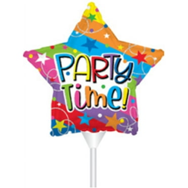 STICK BALLOON PARTY TIME! STRIPES 