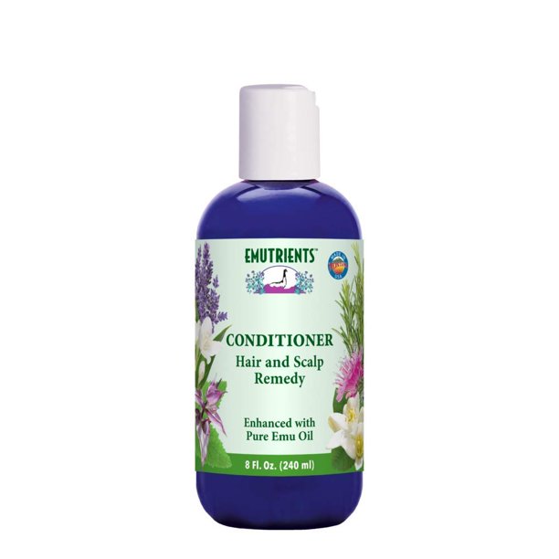Montana Emu Ranch - Acondicionador EMUtrients Botella de 8 onzas - Hecho con aceite puro de Emu