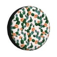 thumbnail image 1 of Fotbe Cactuses Funda de Llanta de Repuesto con Estampado, Engrosada, Ajuste Universal para Jeep, Remolque, RV, SUV, Camión-16 inch, 1 of 6