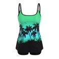 thumbnail image 4 of zaveiop Tankinis Swim Suits for Women Two Piece 2025 Womens Bathing Suits Holiday Beachwear Women with Boyshorts (Sky Blue, S), 4 of 6