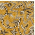 thumbnail image 4 of SAFAVIEH Bella Kade Floral Medallion Wool Area Rug, Gold/Taupe, 2'6" x 4', 4 of 6