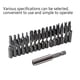 thumbnail image 5 of Scienceny Destornillador eléctrico de 33 Uds., accesorios para destornilladores de flor de ciruelo, Kit de herramientas de mano, soporte Herramientas eléctricas Caja azul, 5 of 6