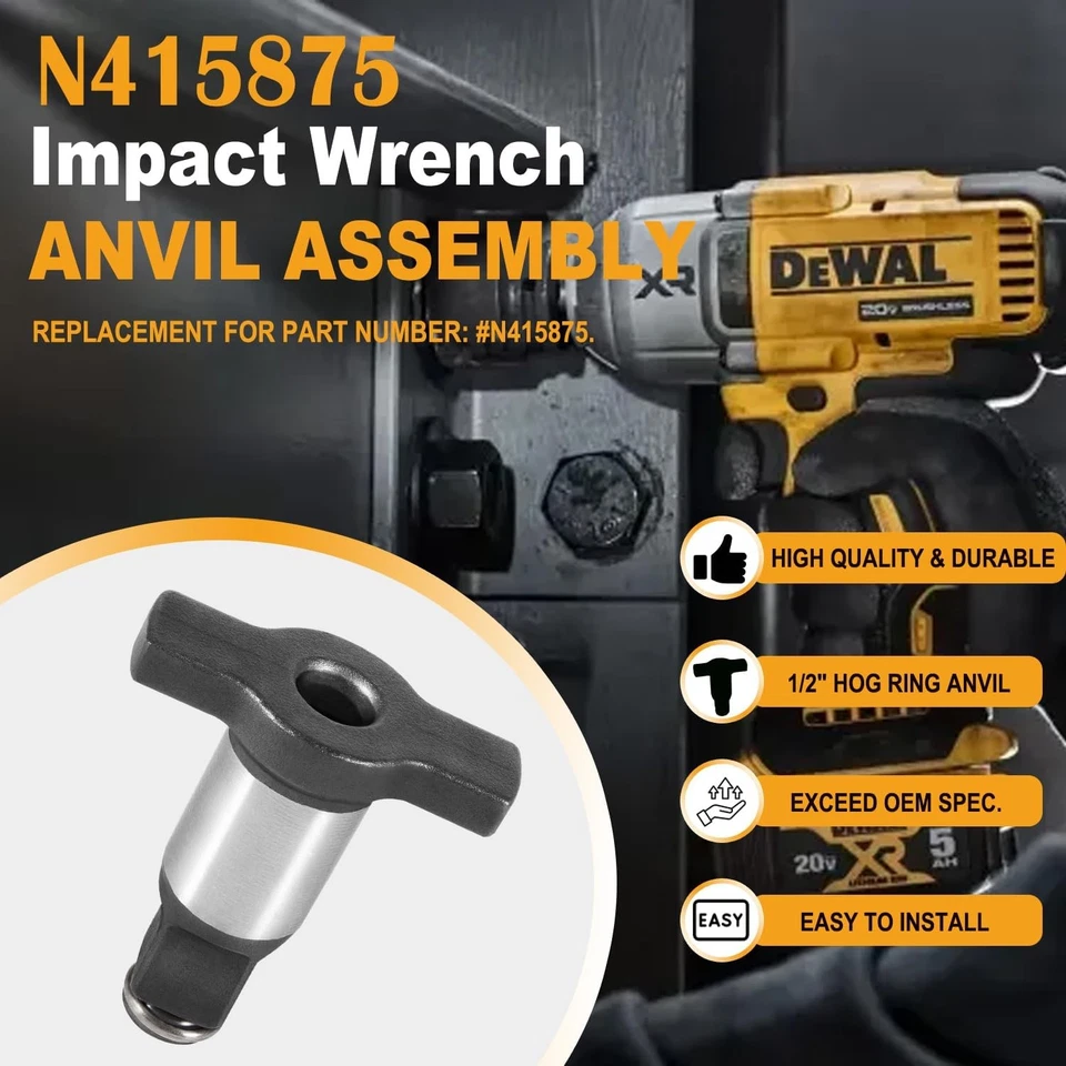 N415875 ANVIL ASSEMBLY 1/2'' FOR DEWALT IMPACT WRENCH 18V 20V DCF899HB DCF899HP