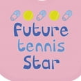 thumbnail image 4 of Inktastic Future Tennis Star Baby Boy Boys Baby Bib, 4 of 4