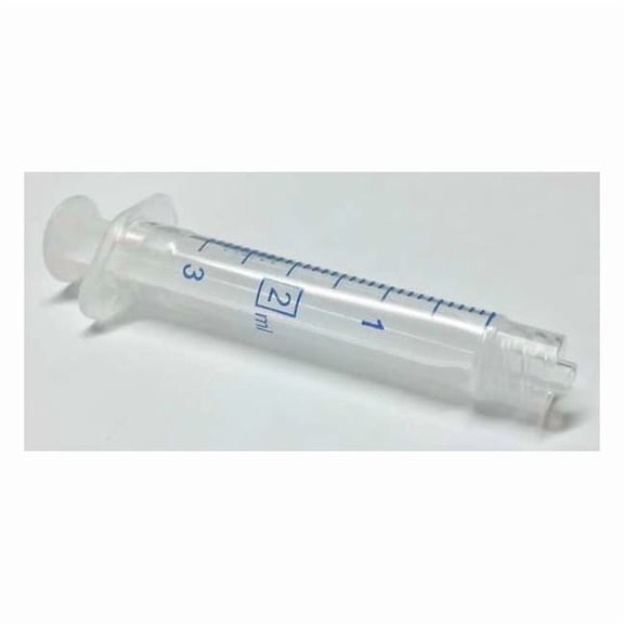 Norm-Ject Plastic Syringe,Luer Lock,2 mL,PK100 NJ-4606701-02