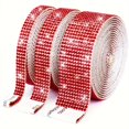 thumbnail image 1 of PENGX 3 Rolls of Self-Adhesive Crystal Rhinestone Ribbon Strips  DIY Ice Out Bling Stickers Roll for Crafts Phone Car Decorations Jewelry Making Supplies, 1 of 7