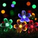 thumbnail image 3 of Luz Solar de jardín, iluminación Led de flores, guirnalda de luces navideñas para exteriores, lámpara de cadena, adorno de flores, decoración del hogar para fiestas, 3 of 4
