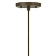 thumbnail image 2 of Rustic Inverted Flower Petal Metal Pendant Lighting with Cage Frame, Bronze, 2 of 5