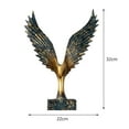 thumbnail image 4 of Escultura de ciervo,Estatuas de ciervos durmientes de resina,adornos Fengshui,Estatua de ciervo de resina,figura decorativa de mesa,Estatua de la casa,Estatua de ala hecha a mano,artesanía de, 4 of 8